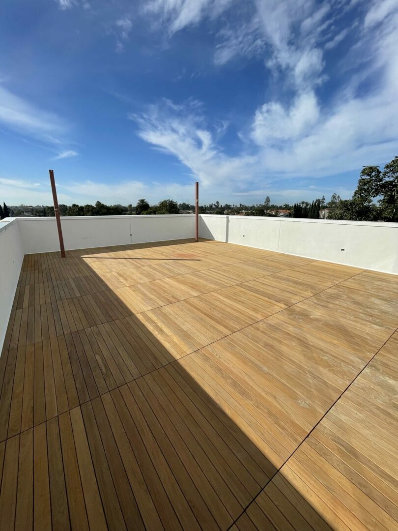 Tile Tech 24" x 24" IPE Wood Pedestal Tiles